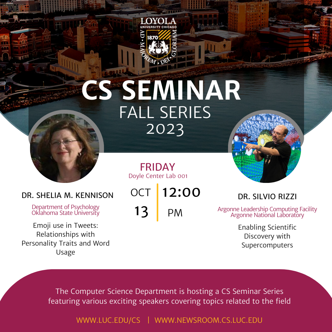 You re Invited to the CS Seminar Series Join us this Friday