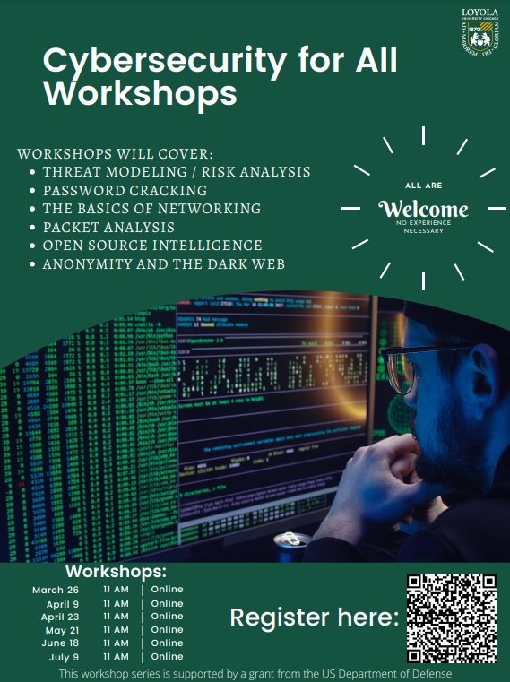 Cybersecurity for All Workshops- Sign Up Now!