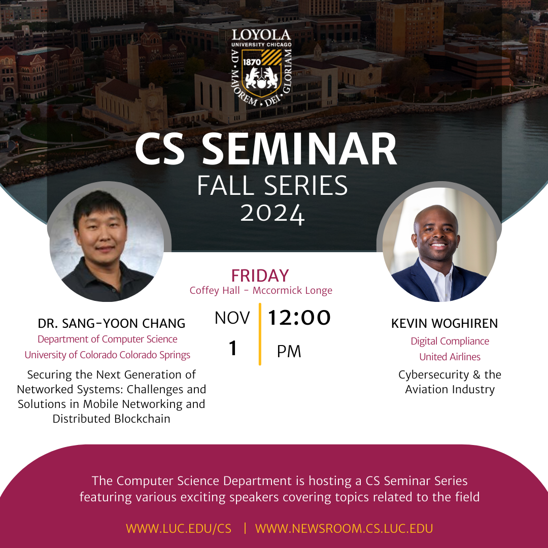 Computer Science Department Hosted CS Seminar Series on November 1