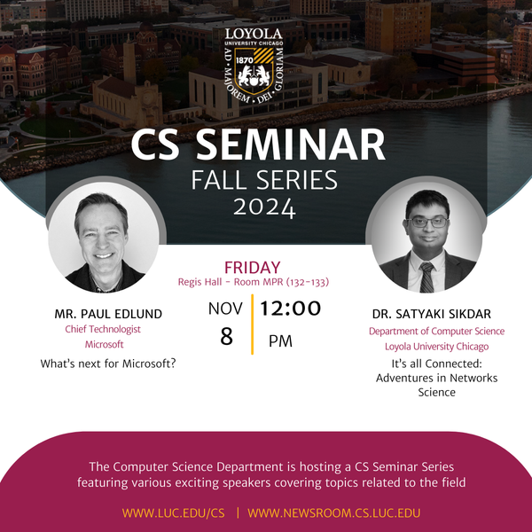 Computer Science Department Hosted CS Seminar Series on November 8